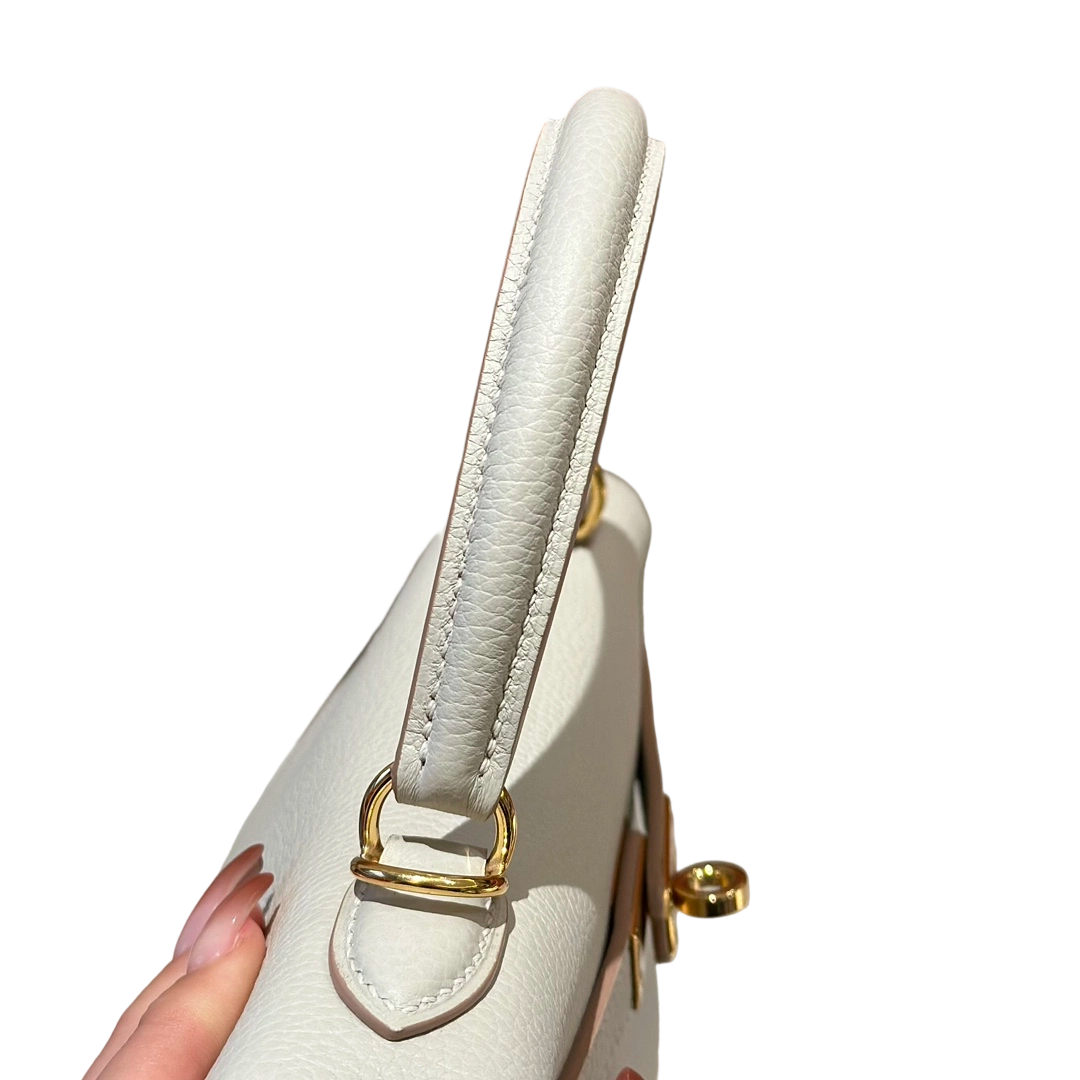 Kelly  Togo – Glacier White | Gold-Plated