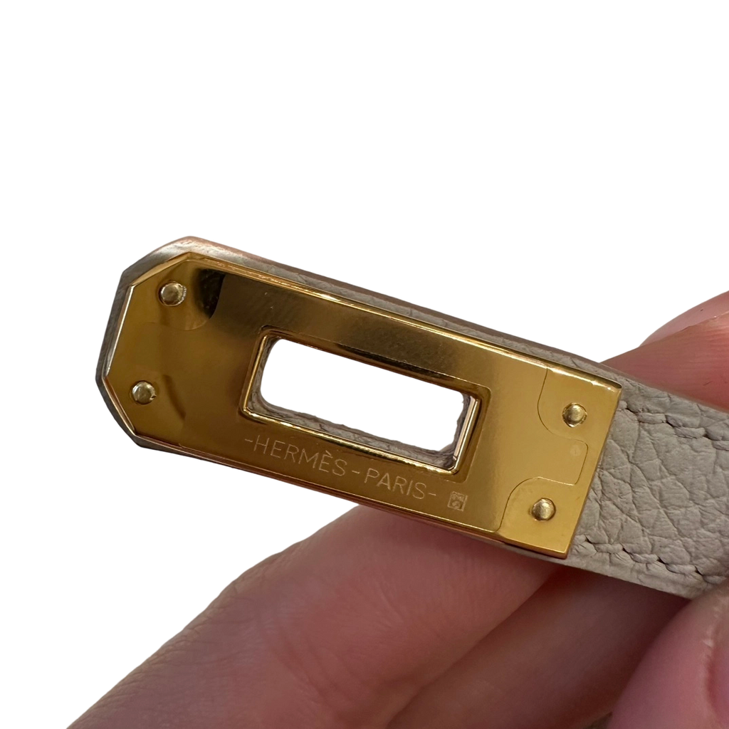 Kelly  Togo – Glacier White | Gold-Plated