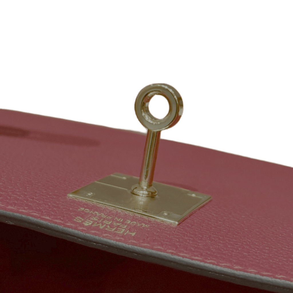 Kelly  Togo – Rouge Grenat | Gold-Plated