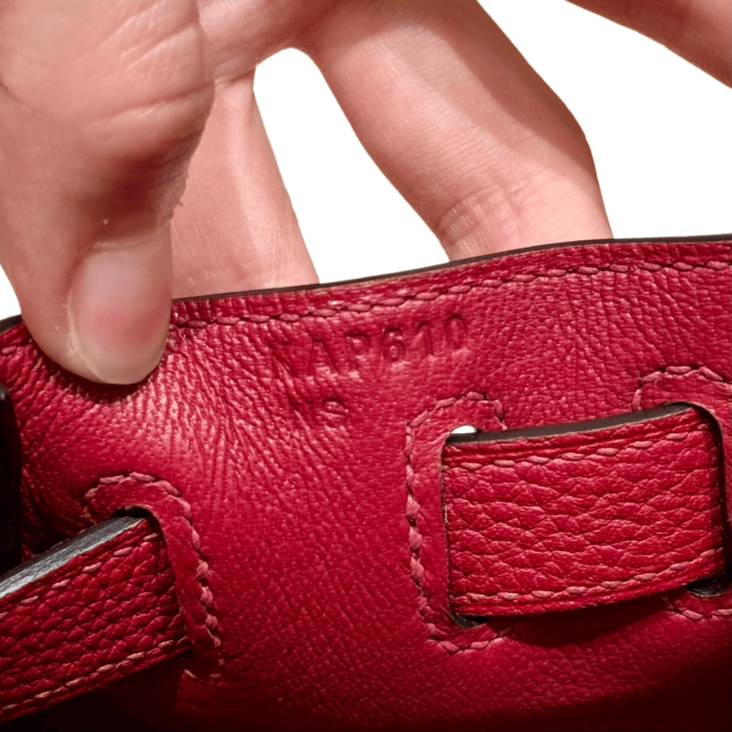 Kelly  Togo – Rouge Grenat | Gold-Plated