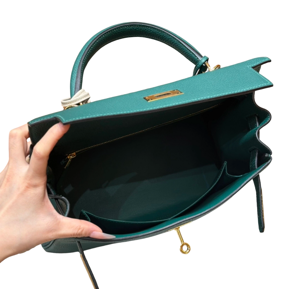 Kelly  Togo – Peacock Green | Gold-Plated