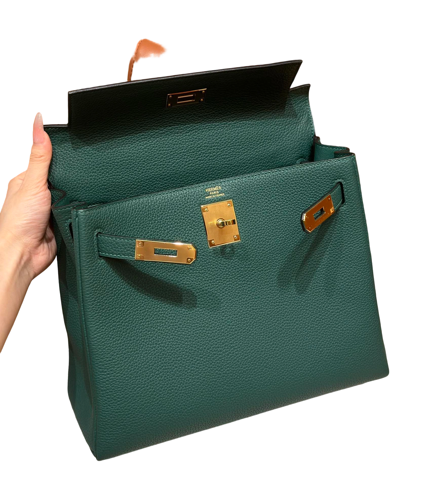 Kelly  Togo – Peacock Green | Gold-Plated
