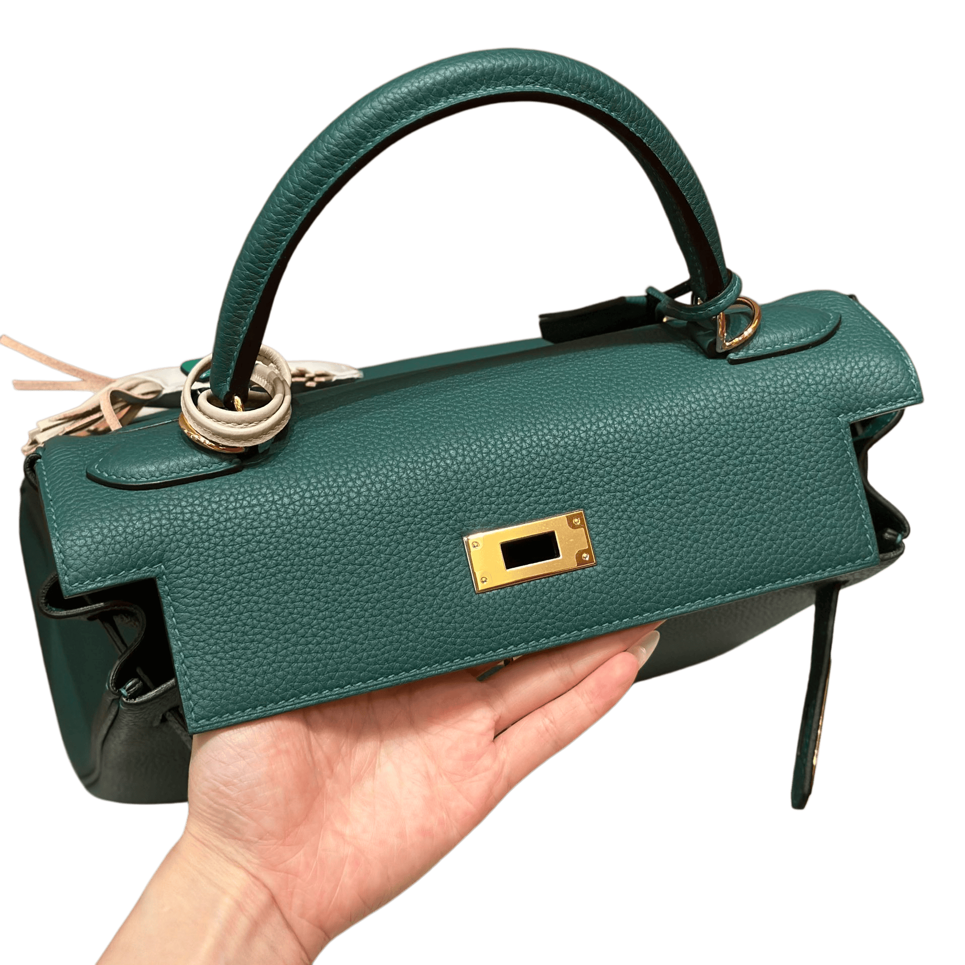 Kelly  Togo – Peacock Green | Gold-Plated