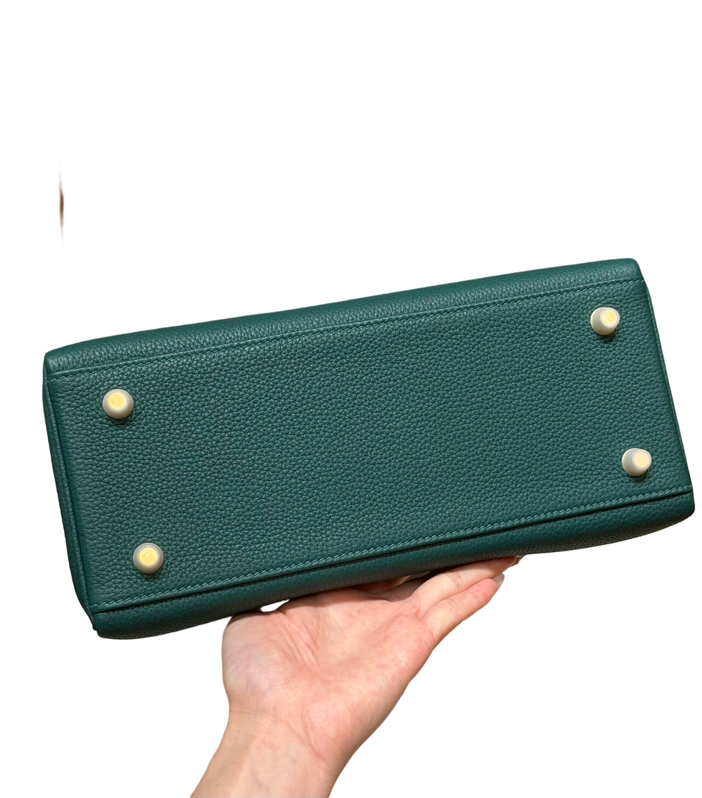 Kelly  Togo – Peacock Green | Gold-Plated